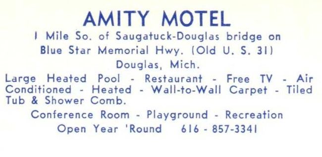 Dunes Resort (Amity Motel) - Vintage Postcard